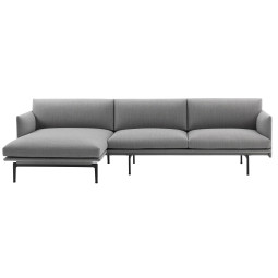 152 Outline bank 3-zits met chaise longue links Fiord 151