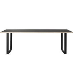 70/70 tafel zwart 225 cm