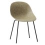 Mat Chair stoel Seaweed Black Steel