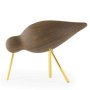 Shorebird vogel collectors item medium Walnoot Messing