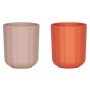 Pullo beker set van 2 Rose/Apricot