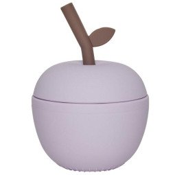 Apple drinkbeker siliconen Lavender