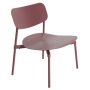 Fromme fauteuil roodbruin