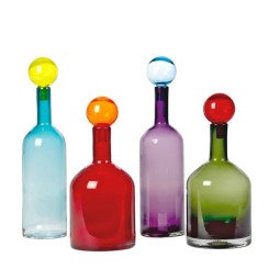 172 Bubbles & bottles woondecoratie set van 4