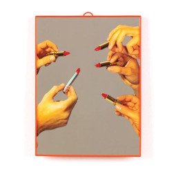 Toiletpaper spiegel medium Lipsticks