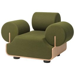 28744 MVPHE fauteuil mosgroen