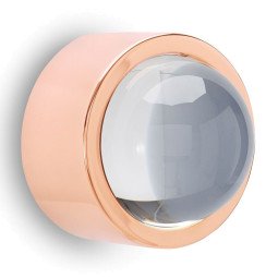 Spot Round wandlamp LED koper