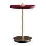 Asteria tafellamp LED oplaadbaar Ruby Red