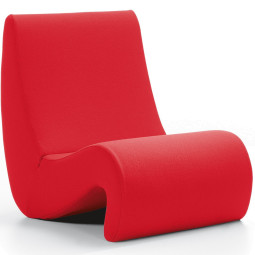 1860 Amoebe fauteuil rood