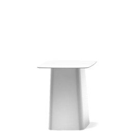 Metal Side Table bijzettafel outdoor middel wit