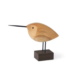 28530 Beak Bird Awake Snipe woondecoratie teak