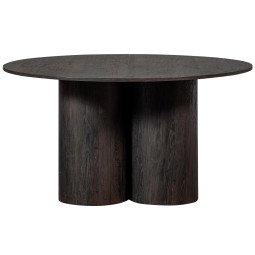 Oona eettafel Ø120 donkerbruin