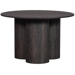 Oona eettafel Ø140 donkerbruin