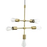 Piper Lounge hanglamp 5-arms messing