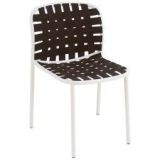 Yard Chair tuinstoel matt white/brown