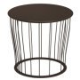 Cannolè salontafel rond 60 indian brown