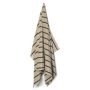 Alee badlaken 100x150 sand/black