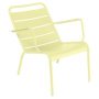Luxembourg Low fauteuil met armleuning frosted lemon