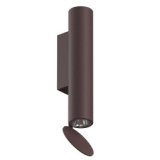 Flauta h225 Spiga wandlamp LED outdoor deep brown