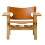 The Spanish Chair fauteuil oak light oil cognac