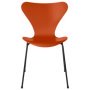 Vlinderstoel stoel zwart, lacquered paradise orange