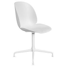 Beetle stoel met wit aluminium swivel onderstel white
