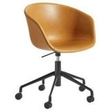 About a Chair AAC53 bureaustoel,onderstel zwart,Sense congnac