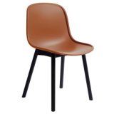 Neu 13 stoel met zwart onderstel, orange