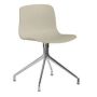 About a Chair AAC10 stoel met gepolijst aluminium onderstel Pastel Green
