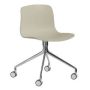 About a Chair AAC14 stoel met gepolijst aluminium onderstel Pastel Green