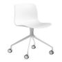 About a Chair AAC14 stoel met wit onderstel White