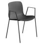 About a Chair AAC18 stoel met zwart onderstel Soft Black