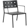 Balcony fauteuil met armleuning anthracite