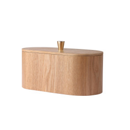 HKliving Willow Wooden Storage Box opberger