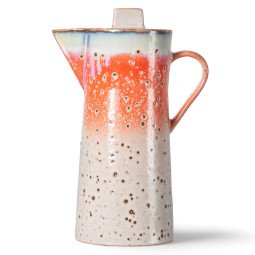 70's Ceramic coffee pot astroids