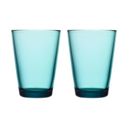 Kartio glazen 40cl set van 2 zeeblauw