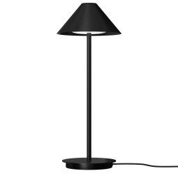 Keglen tafellamp LED zwart