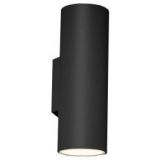Nude Double wandlamp LED outdoor IP55 zwart