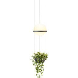Palma Hanglamp 3724 LED met plantenbak mat grijs