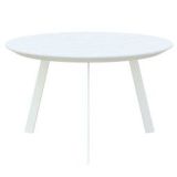 New Co coffee table 90 wit onderstel, witte lak