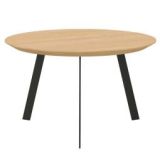 New Co coffee table 70 zwart onderstel, naturel 3062