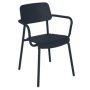 Studie tuinstoel met armleuning Deep Blue