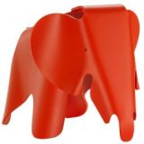 Eames Elephant kinderstoel rood
