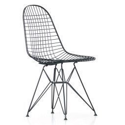 1860 Eames Wire Chair DKR stoel gepoedercoat onderstel