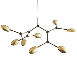 Drop Chandelier mini hanglamp Brass