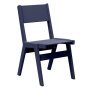 Alfresco tuinstoel solid back Navy Blue