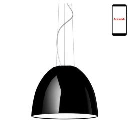 Nur hanglamp Ø55.4 LED dimbaar via smartphone glanzend zwart