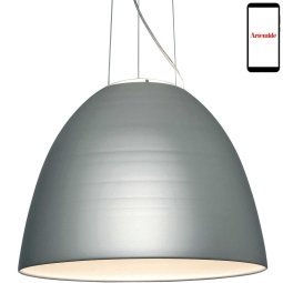 Nur hanglamp Ø55 LED dimbaar via smartphone mat aluminium