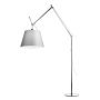 Tolomeo Mega Terra booglamp LED 3000K toetsdimmer alu grijs satijn 42