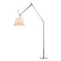 Tolomeo Mega Terra booglamp LED 2700K toetsdimmer alu perkament 32